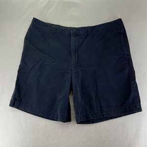 Merona Jean Shorts Mens Size 44 Blue Black 100% Cotton